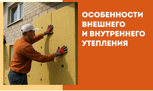 Какие особенности внешнего и внутреннего утепления в таре