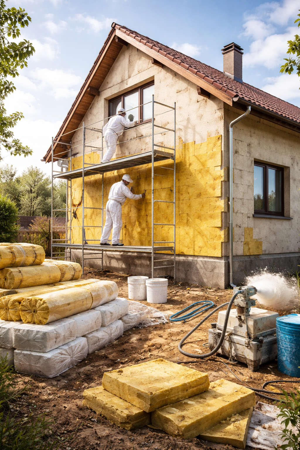 Профессиональное утепление домов в таре — тепло, надежность, экономия