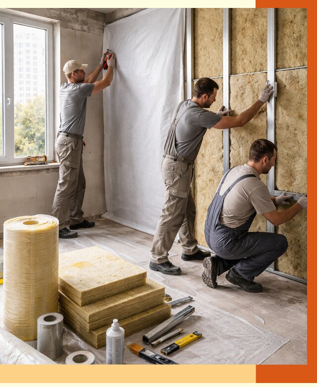 Утепление квартиры в таре от 4630 руб/м2 — утеплить квартиру изнутри и снаружи | ТепломастерТар