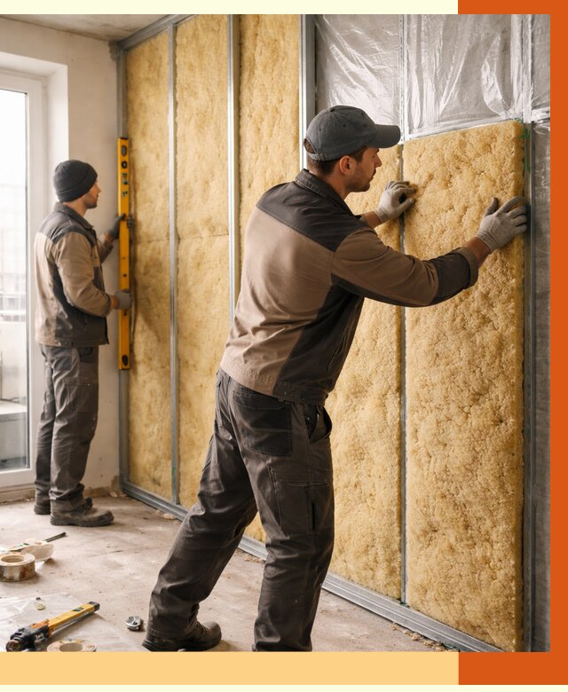 Утепление квартиры изнутри в таре от 4475 руб. за м2 | Проф. работы ТепломастерТар